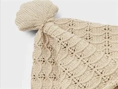 Lil Atelier white pepper nusseklud strik